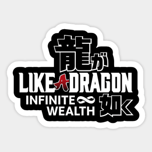 Like A Dragon Infinite Wealth Logo Sticker